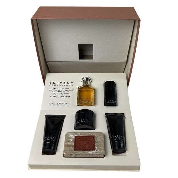 Vintage Aramis TUSCANY Men’s Perfume Gift Set After Shave, Soap Shampoo Etc READ - Picture 15 of 15